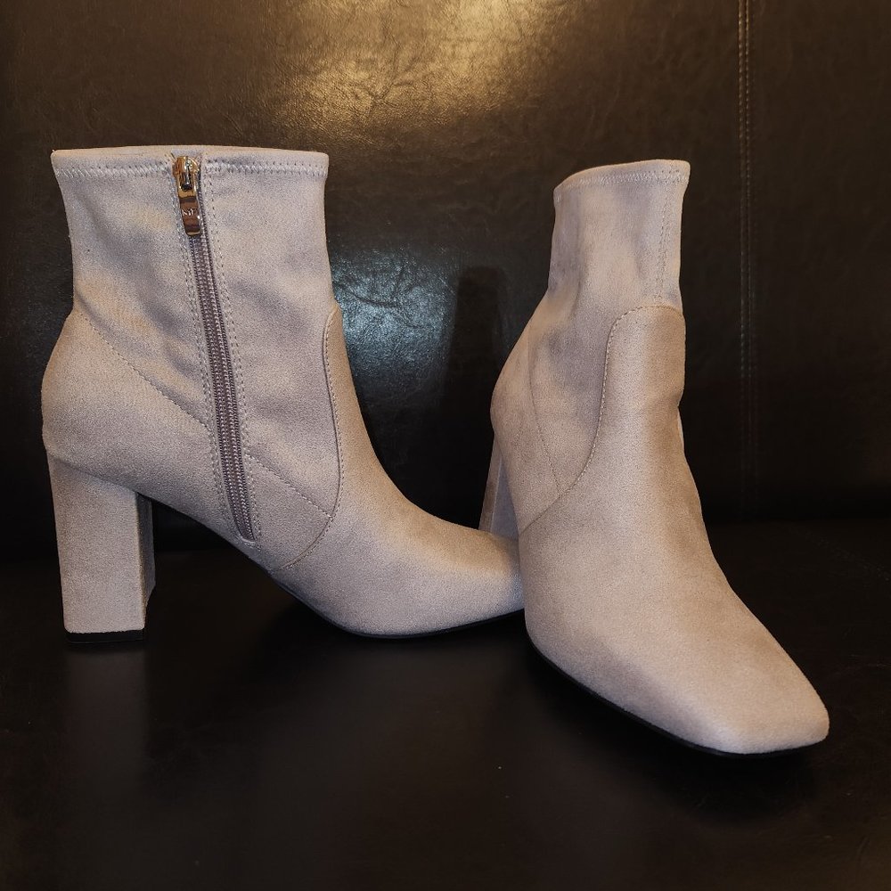 Marc Fisher Gray Suade Boots